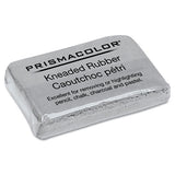 Prismacolor® Design Kneaded Rubber Art Eraser, For Pencil Marks, Rectangular Block, Large, Gray freeshipping - TVN Wholesale 