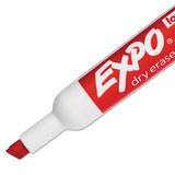 EXPO® Low-odor Dry-erase Marker, Broad Chisel Tip, Red, Dozen freeshipping - TVN Wholesale 