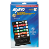 EXPO® Low-odor Dry Erase Marker And Organizer Kit, Broad Chisel Tip, Assorted Colors, 6-set freeshipping - TVN Wholesale 