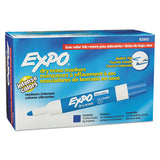 EXPO® Low-odor Dry-erase Marker, Medium Bullet Tip, Blue, Dozen freeshipping - TVN Wholesale 