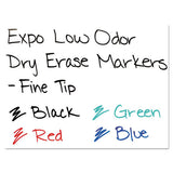 EXPO® Low-odor Dry-erase Marker, Fine Bullet Tip, Red, Dozen freeshipping - TVN Wholesale 