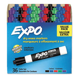 EXPO® Low-odor Dry-erase Marker, Fine Bullet Tip, Assorted Colors, 4-set freeshipping - TVN Wholesale 