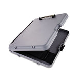 Saunders Workmate Storage Clipboard, 1-2" Capacity, Holds 8 1-2w X 12h, Charcoal-gray freeshipping - TVN Wholesale 