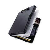 Saunders Workmate Ii Storage Clipboard, 0.5" Capacity, Holds 8.5 11 Sheets, Black-charcoal freeshipping - TVN Wholesale 
