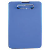 Saunders Slimmate Storage Clipboard, 1-2" Clip Capacity, Holds 8 1-2 X 11 Sheets, Blue freeshipping - TVN Wholesale 