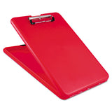 Saunders Slimmate Storage Clipboard, 1-2" Clip Capacity, Holds 8 1-2 X 11 Sheets, Red freeshipping - TVN Wholesale 