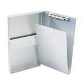 Saunders Snapak Aluminum Side-open Forms Folder, 0.5" Clip Capacity, 8.5 X 11 Sheets, Silver freeshipping - TVN Wholesale 