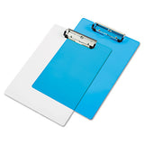 Saunders Acrylic Clipboard, 0.5" Capacity, Holds 8.5 , Transparent Blue freeshipping - TVN Wholesale 