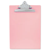 Saunders Recycled Plastic Clipboard With Ruler Edge, 1" Clip Cap, 8.5 X 11 Sheets, Red freeshipping - TVN Wholesale 