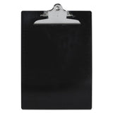 Saunders Recycled Plastic Clipboard With Ruler Edge, 1" Clip Cap, 8.5 X 11 Sheet, Black freeshipping - TVN Wholesale 