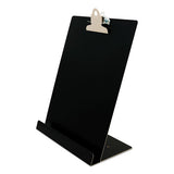 Saunders Free Standing Clipboard And Tablet Stand, 1" Clip Capacity, Holds 8.5 X 11, Black freeshipping - TVN Wholesale 