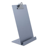 Saunders Free Standing Clipboard And Tablet Stand, 1" Clip Capacity, Holds 6.5 X 11, Silver freeshipping - TVN Wholesale 