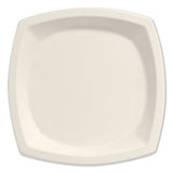 Dart® Bare Eco-forward Sugarcane Dinnerware, Plate, 10" Dia, Ivory, 125-pack freeshipping - TVN Wholesale 