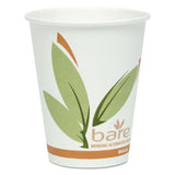 Bare By Solo Eco-forward Recycled Content Pcf Paper Hot Cups, 10 Oz, Green-white-beige, 1,000-carton