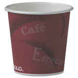 Dart® Polycoated Hot Paper Cups, 4 Oz, Bistro Design, 50-pack, 20 Pack-carton freeshipping - TVN Wholesale 
