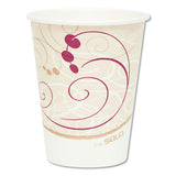Dart® Paper Hot Cups In Symphony Design, Polylined, 6 Oz, Beige-white, 50 Sleeve, 20 Sleeves-carton freeshipping - TVN Wholesale 