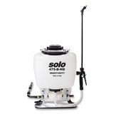 Solo® 470 Professional Series Heavy-duty Backpack Sprayer, 4 Gal, 48" Hose, 28" Wand, Translucent White-black freeshipping - TVN Wholesale 