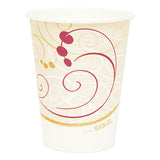 Dart® Paper Hot Cups In Symphony Design, 10 Oz, Beige-white-red, 1,000-carton freeshipping - TVN Wholesale 