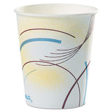 Paper Water Cups, Cold, 5 Oz, Meridian Design, Multicolored, 100-sleeve, 25 Sleeves-carton