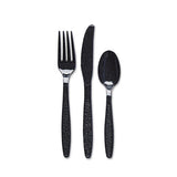 Dart® Guildware Heavyweight Plastic Teaspoons, Black, 1000-carton freeshipping - TVN Wholesale 