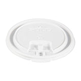 Dart® Lift Back And Lock Tab Cup Lids, Fits 8 Oz Cups, White, 100-sleeve, 10 Sleeves-carton freeshipping - TVN Wholesale 