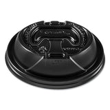 Dart® Optima Reclosable Lids For Paper Hot Cups, Fits 10 Oz To 24 Oz Cups, Black, 1,000-carton freeshipping - TVN Wholesale 