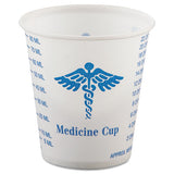 Dart® Paper Medical And Dental Graduated Cups, 3 Oz, White-blue, 100-bag, 50 Bags-carton freeshipping - TVN Wholesale 