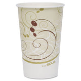 Dart® Symphony Paper Cold Cups, 16 Oz,  White-beige, 50-sleeve, 20 Sleeves-carton freeshipping - TVN Wholesale 