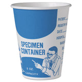 Dart® Paper Specimen Cups, 8 Oz, Blue-white, 50-sleeve, 20 Sleeves-carton freeshipping - TVN Wholesale 