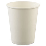 Dart® Uncoated Paper Cups, Hot Drink, 8 Oz, White, 1,000-carton freeshipping - TVN Wholesale 