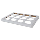 SCT® Cupcake Holder Inserts, 7.88 X 7.88 X 0.88, White-kraft, 200-carton freeshipping - TVN Wholesale 