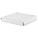 Lock-corner Pizza Boxes, 8 X 8 X 1.5, White, 100-carton