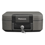 Sentry® Safe Waterproof Fire-resistant Chest, 0.28 Cu Ft, 15.4w X 14.3d X 6.6h, Charcoal Gray freeshipping - TVN Wholesale 