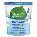 Seventh Generation® Natural Laundry Detergent Packs, Powder, Unscented, 45 Packets-pack freeshipping - TVN Wholesale 