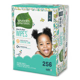 Seventh Generation® Free And Clear Baby Wipes, Refill, Unscented, White, 256-pack, 3 Packs-carton freeshipping - TVN Wholesale 