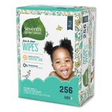 Seventh Generation® Free And Clear Baby Wipes, Refill, Unscented, White, 256-pack freeshipping - TVN Wholesale 