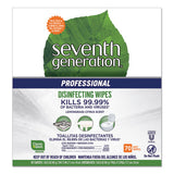 Seventh Generation® Professional Disinfecting Multi-surface Wipes, 8 X 7, Lemongrass Citrus, 70-canister, 6 Canisters-carton freeshipping - TVN Wholesale 