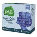 Seventh Generation® Organic Cotton Tampons, Regular, 18-pack, 6 Packs-carton freeshipping - TVN Wholesale 