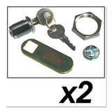 Rubbermaid® Commercial Replacement Lock And Keys For Cleaning Carts, Silver freeshipping - TVN Wholesale 