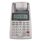 Sharp® El-1611v Printing Calculator, Black-red Print, 2 Lines-sec freeshipping - TVN Wholesale 