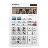 Sharp® El-334w Large Desktop Calculator, 12-digit Lcd freeshipping - TVN Wholesale 