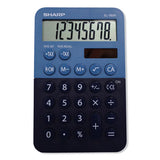 Sharp® El-760rbbl Handheld Calculator, 8-digit Lcd freeshipping - TVN Wholesale 