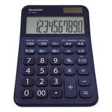 Sharp® Elm335bbl Desktop Calculator, 10-digit Lcd, Blue freeshipping - TVN Wholesale 