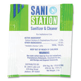 San Jamar® Sani Station Hard Surface Cleaner Kit, 1 Spray Bottle, 1 Tube Chlorine Test Strips, 100 0.5 Oz Packets freeshipping - TVN Wholesale 