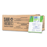 San Jamar® Sani Station Hard Surface Cleaner Kit, 1 Spray Bottle, 1 Tube Chlorine Test Strips, 100 0.5 Oz Packets freeshipping - TVN Wholesale 