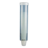 San Jamar® Adjustable Frosted Water Cup Dispenser, For 4 Oz To 10 Oz Cups, Blue freeshipping - TVN Wholesale 