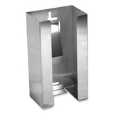 San Jamar® Stainless Steel Disposable Glove Dispenser, Single-box, 5 1-2w X 3 3-4d X 10h freeshipping - TVN Wholesale 