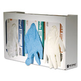 San Jamar® White Enamel Disposable Glove Dispenser, Three-box, 18w X 3 3-4d X 10h freeshipping - TVN Wholesale 
