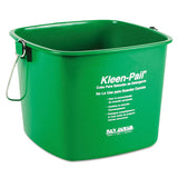 San Jamar® Kleen-pail, 6qt, Plastic, Green, 12-carton freeshipping - TVN Wholesale 