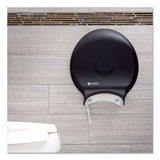 San Jamar® Single 12" Jbt Bath Tissue Dispenser, 1 Roll, 12 9-10x5 5-8x14 7-8, Black Pearl freeshipping - TVN Wholesale 